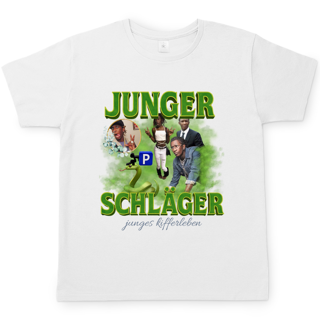 Junger Schläger Tee