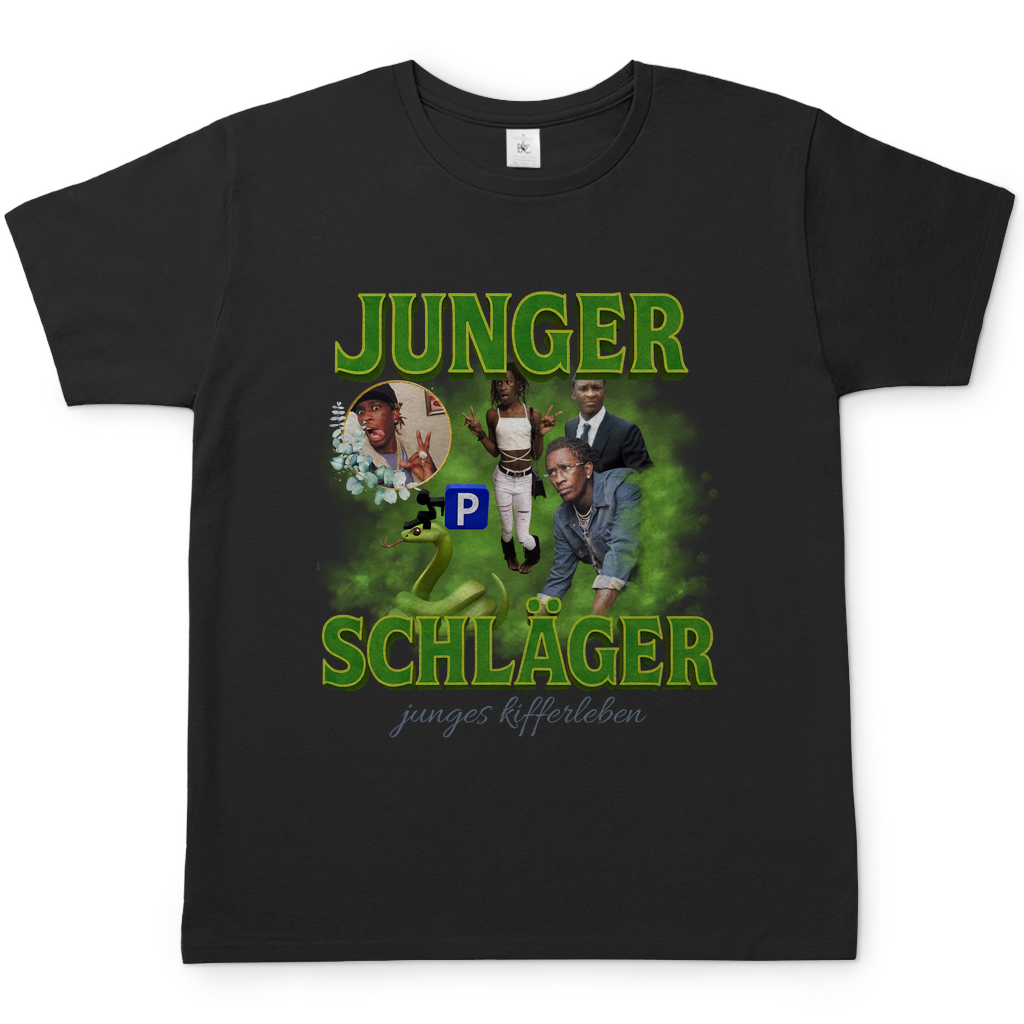Junger Schläger Tee